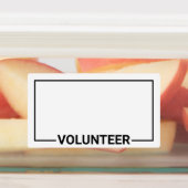 Blanco volumenaam Badge Labels (Aangebracht)