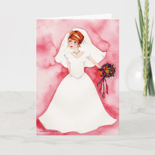 Blanco Vrijgezellenfeest bruidend Verloving uitnod (Voorkant)