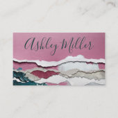 Blanco Waterverf en Visitekaartje van gebrande pap (Voorkant)