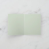 Blanco Waterverf kerst Kaart (Binnen)