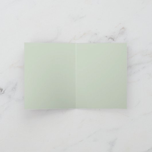 Blanco Waterverf kerst Kaart (Binnen)