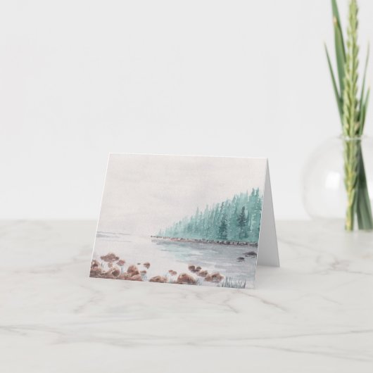 Blanco, Waterverf Notitiekaartje (Voorkant)