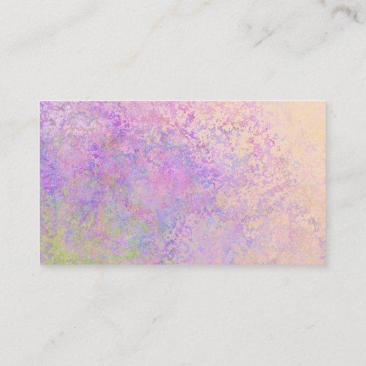 Blanco Waterverf Visitekaartje (Achterkant)