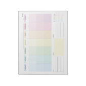Blanco weekplanner notitieblok (Linkerzijde)