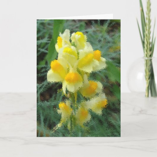 Blanco welkom op lentekaart kaart (Voorkant)