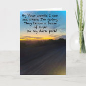 blanco Wenskaart Aankondiging (Voorkant)