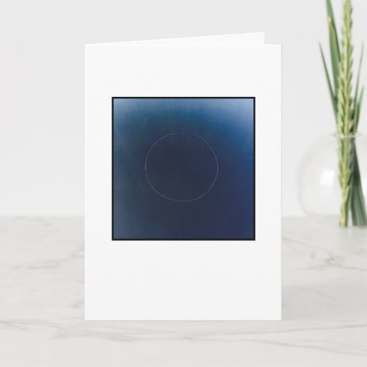 Blanco wenskaart, foto vooraan. kaart (Voorkant)