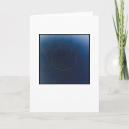 Blanco wenskaart, foto vooraan. kaart