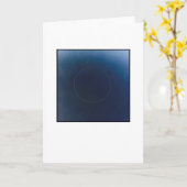 Blanco wenskaart, foto vooraan. kaart (Gele Bloem)