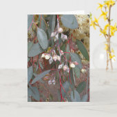 Blanco Wenskaart - gomnoten Kaart (Gele Bloem)