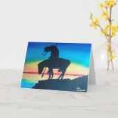 Blanco wenskaart kaart (Gele Bloem)