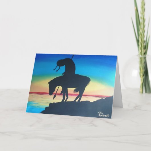 Blanco wenskaart kaart (Voorkant)