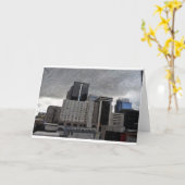 Blanco Wenskaart Kaart (Gele Bloem)