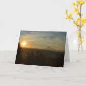 Blanco Wenskaart Kaart (Gele Bloem)