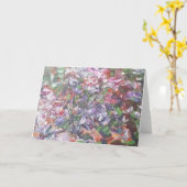 Blanco wenskaart kaart (Gele Bloem)