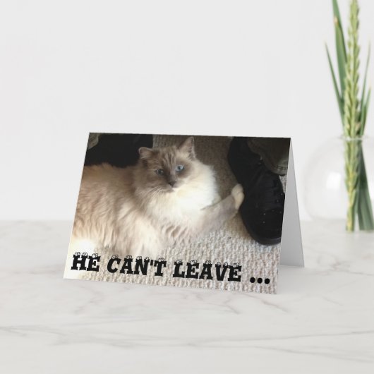 Blanco Wenskaart Kaart (Voorkant)