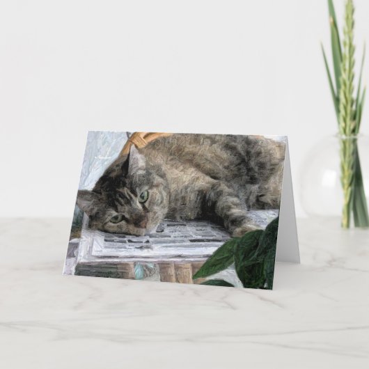 Blanco Wenskaart Kaart (Voorkant)