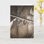 Blanco Wenskaart Kaart (Gele Bloem)