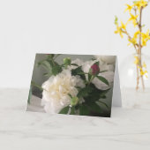 Blanco Wenskaart Kaart (Gele Bloem)