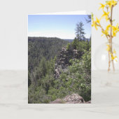 Blanco Wenskaart Kaart (Gele Bloem)