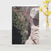 Blanco Wenskaart Kaart (Gele Bloem)