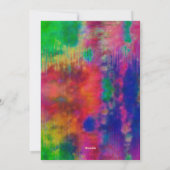 Blanco Wenskaart met achtergrond tie Feestdagenkaart (Achterkant)