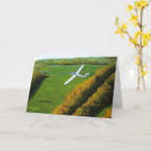 Blanco Wenskaart met "Solo Flight"-ontwerp...
 . Kaart (Gele Bloem)