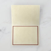 Blanco Wenskaart/Note Kaart, drie rode kano's Kaart (Binnen)