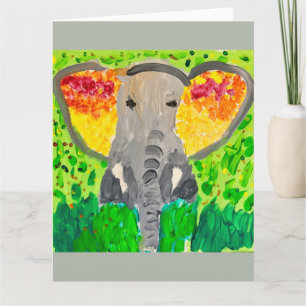 Blanco wenskaart voor elk gewenst moment kaart