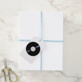 Blanco wit platenlabel cadeaulabel (Met Touw)