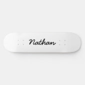 Blanco wit skateboard (Horizontaal)