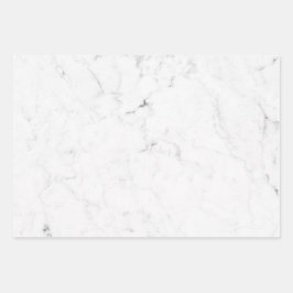 Blanco witte marmer inpakpapier vel