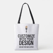  blanco zakelijke bedrijf Professional Tote Bag (Achterkant)