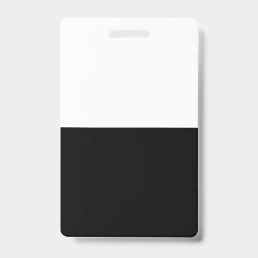 Blanco zwart wit, Sjabloon aangepaste tekstfoto Badge (Voorzijde)