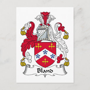 Bland Family Crest Briefkaart