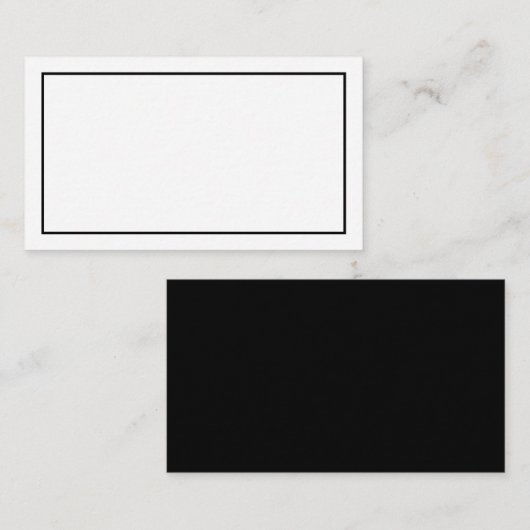 Blank advies en wensen over het huwelijk in zwart- (Voorkant / Achterkant)