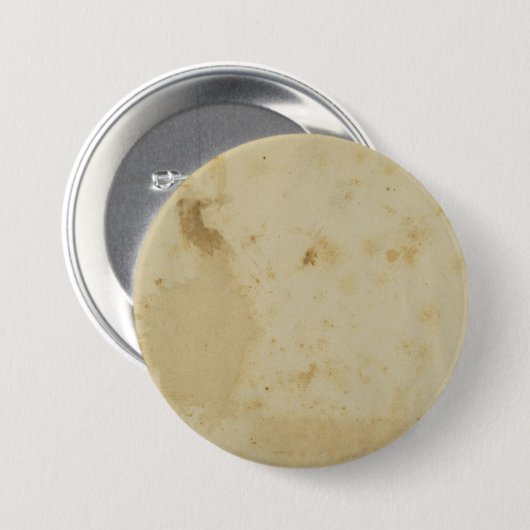 Blank Antiek Gevlekt 1870's Papier Ronde Button (Voorkant /achterkant)