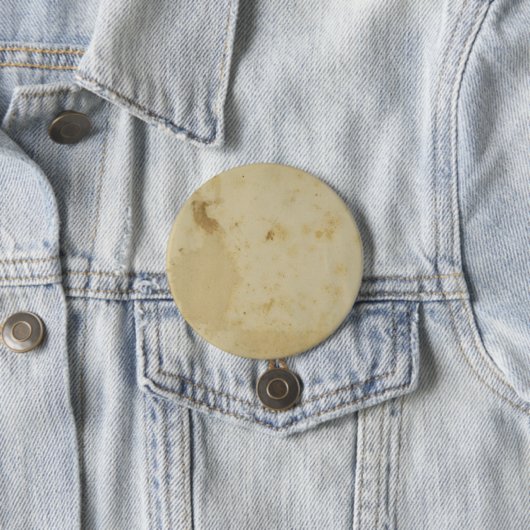 Blank Antiek Gevlekt 1870's Papier Ronde Button (In situ)