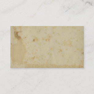Blank Antiek Gevlekt 1870's Perkament Visitekaartje