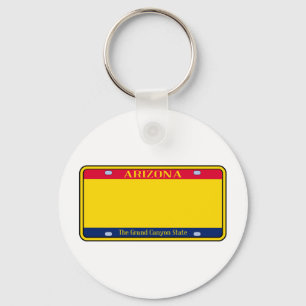 Blank Arizona State License Bord Sleutelhanger