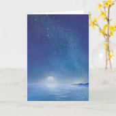 Blank Art wenskaart, originele kunst geboorte Kaart (Gele Bloem)