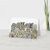 Blank Artistic Dogs Kaart (Voorkant)