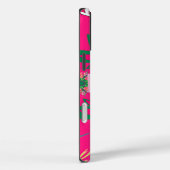 Blank Baby Levendig Roze Bloemen Paarse Schaduw Mo Case-Mate iPhone Case (Achterkant / Rechts)
