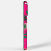 Blank Baby Levendig Roze Bloemen Paarse Schaduw Mo Case-Mate iPhone Case (Achterkant / Rechts)