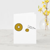 Blank Baby shower voor Doughnut Kaart (Gele Bloem)