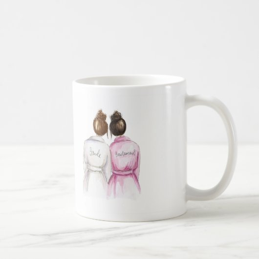 BLANK BACK Mok Auburn Bun Bride Dk Br Bun Bm (Rechts)
