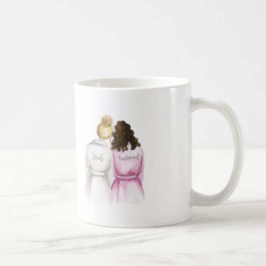BLANK BACK Mok Blonde Bun Bride Br Curls Bm (Rechts)