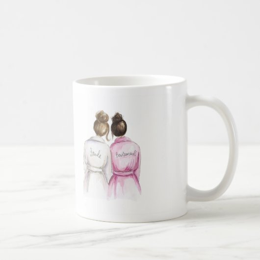 BLANK Back Mok Brunette Bun Bride Dk Br Bun Bm (Rechts)