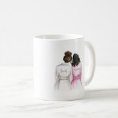 BLANK BACK Mok Donkere br Bun Bride Dk Curls Bm (Voorkant rechts)