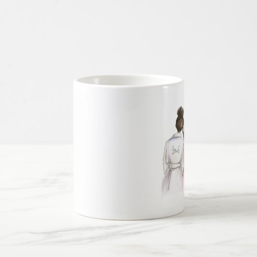 BLANK BACK Mok Donkere br Bun Bride Dk Curls Bm (Center)